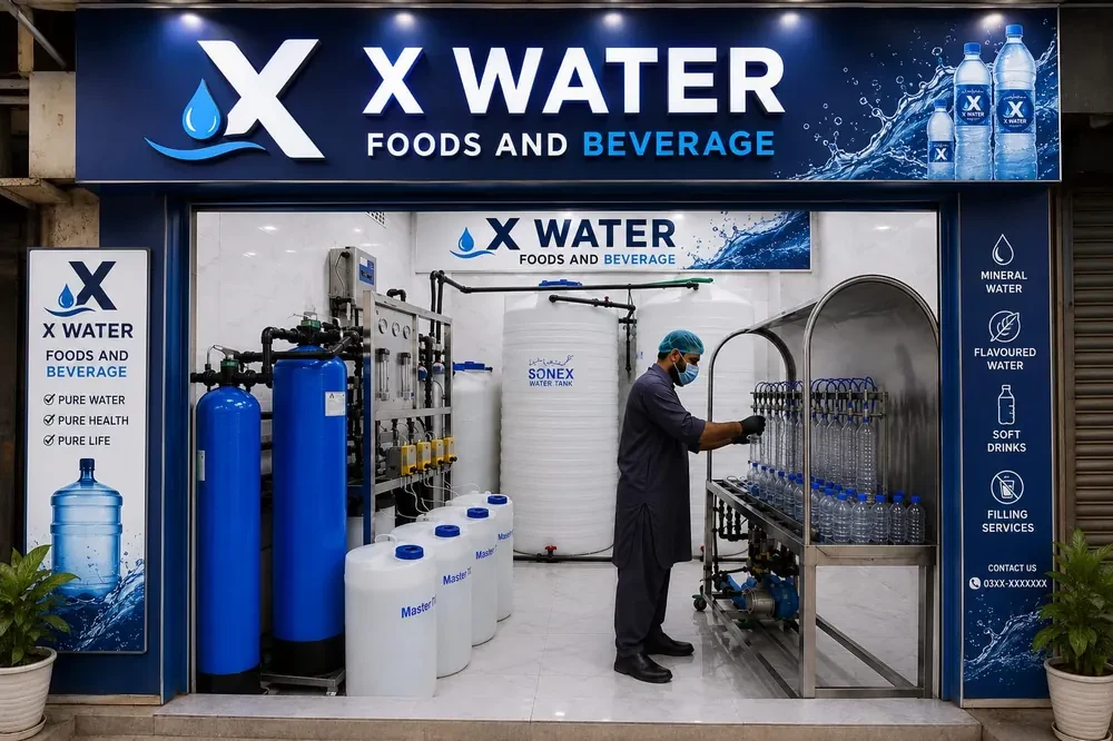 X Water Foods & Beverages water facility